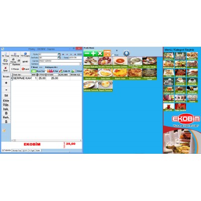 Fly  Restaurant Adisyon Programı LA06